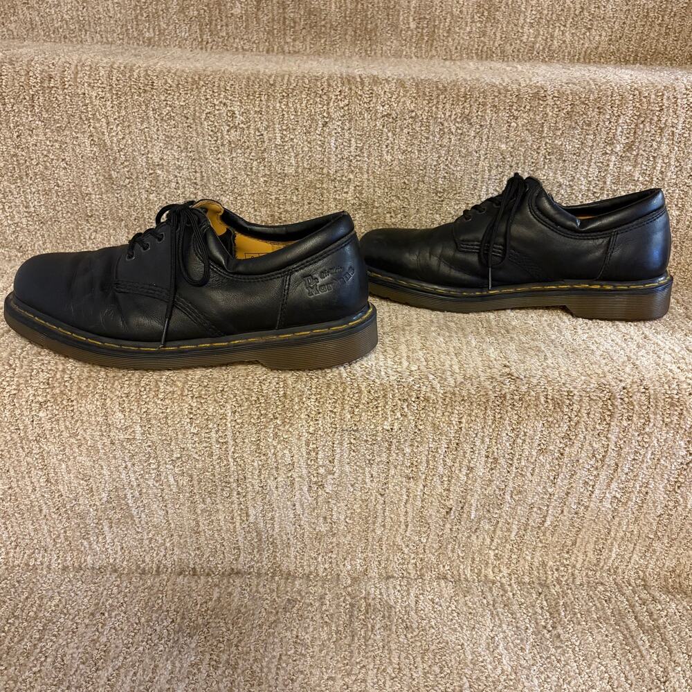 Dr. Doc Martens 8053 Leather Shoes Chunky Oxford Men's 10 / Women's 11 Black